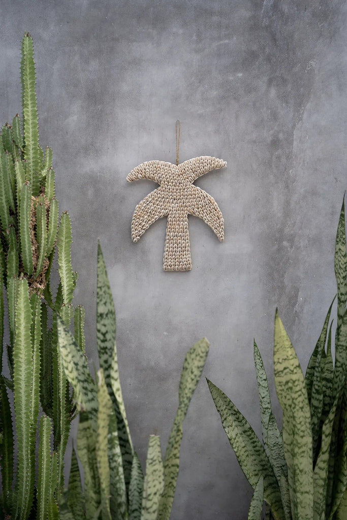 The Shell Palm Tree - Natural, 20 X 20 CM