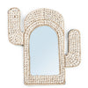 The Cactus Shell Mirror - White