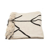 The Evil Eye Bed Throw - 128 x 240 cm, Natural Black