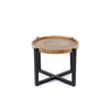 The Rain Tree Side Table - Natural Black