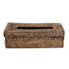 The Rattan Colonial Classic Tissue Box - Natural Brown