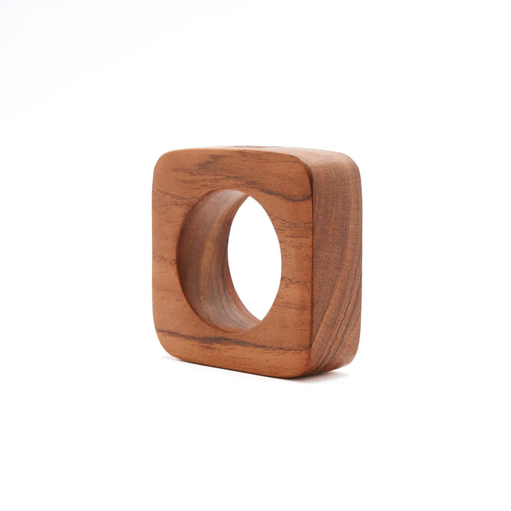 The Teak Root Napkin Rings - Set of 4