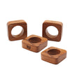 The Teak Root Napkin Rings - Set of 4