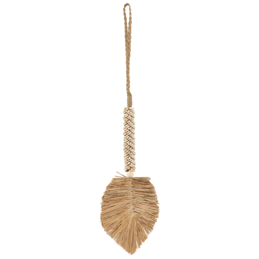 The Raffia Shell Tassel - Cream Natural