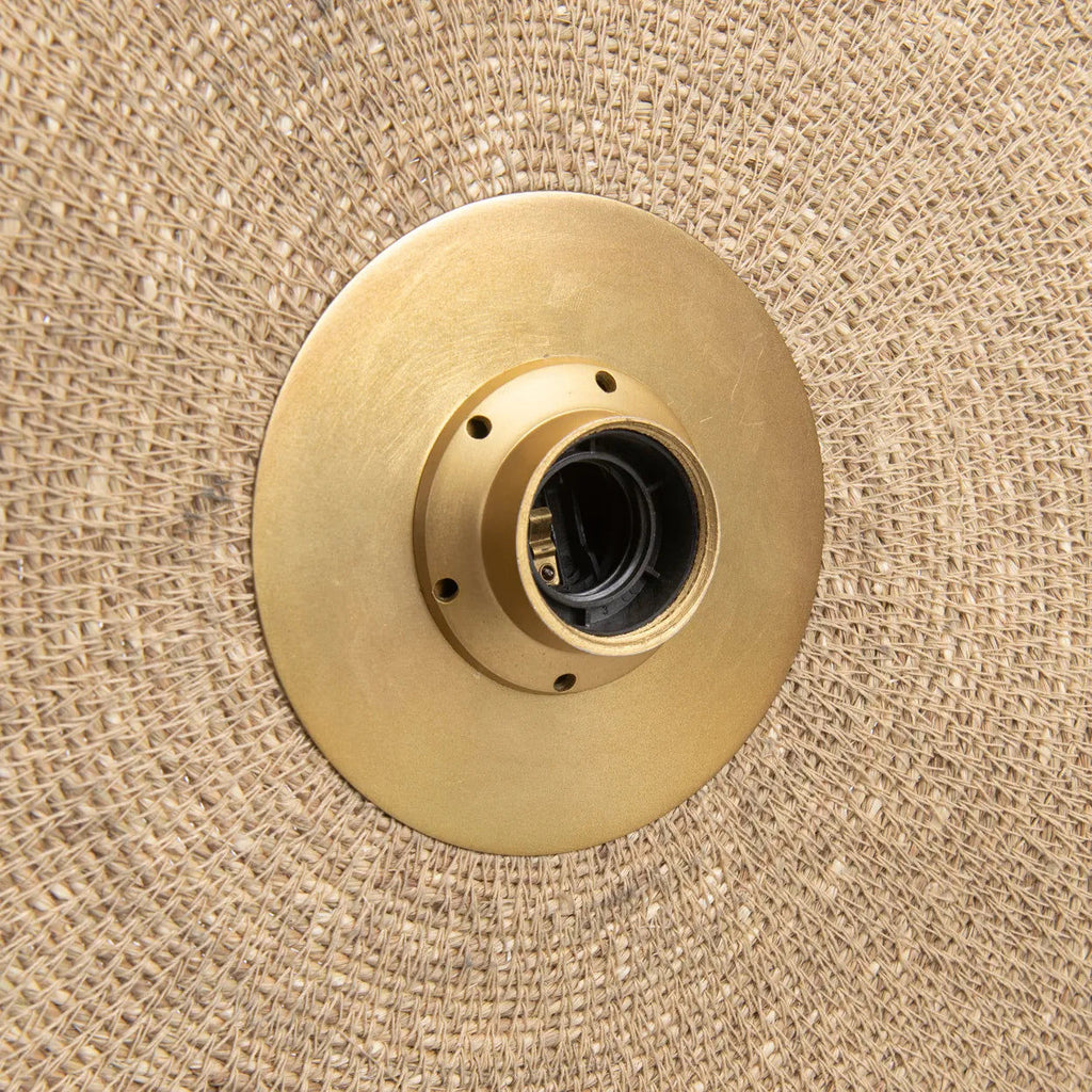 The Let's Groove Wall Lamp - Natural Brass - M