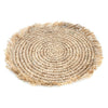 The Fringe Raffia Placemat Round - Natural