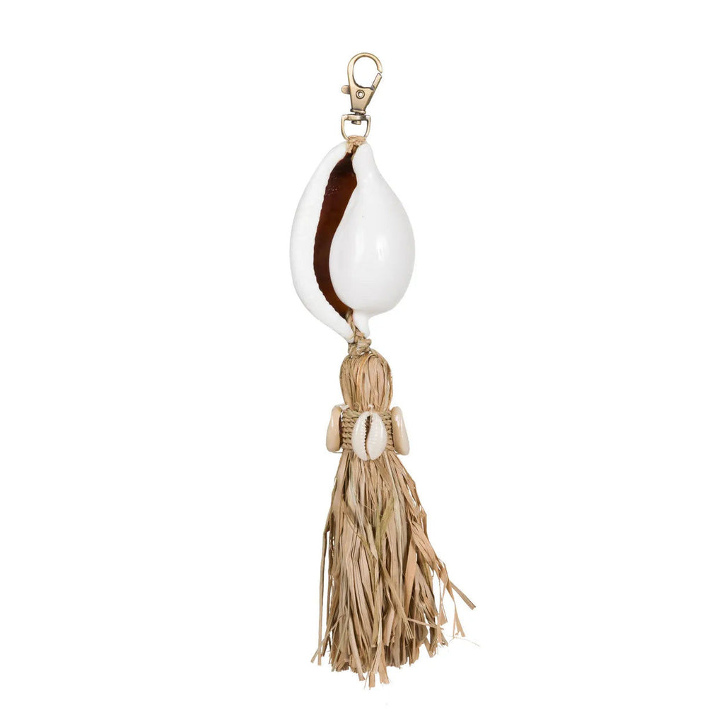 The Kubu Keychain - White Natural, H 25 cm