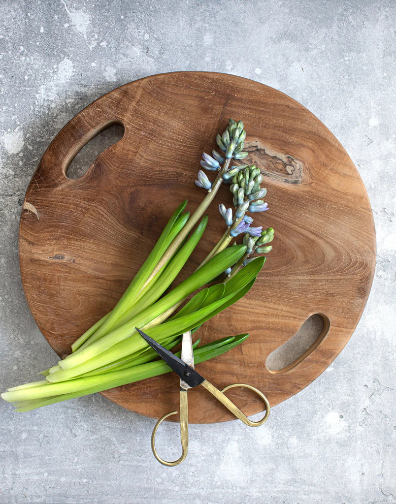 The Teak Root Tray - Natural - L