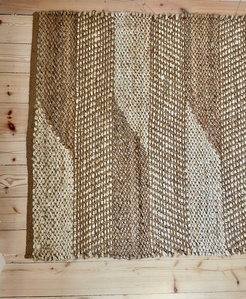 JUTE ART CARPET NATURAL, 80 x 250 cm