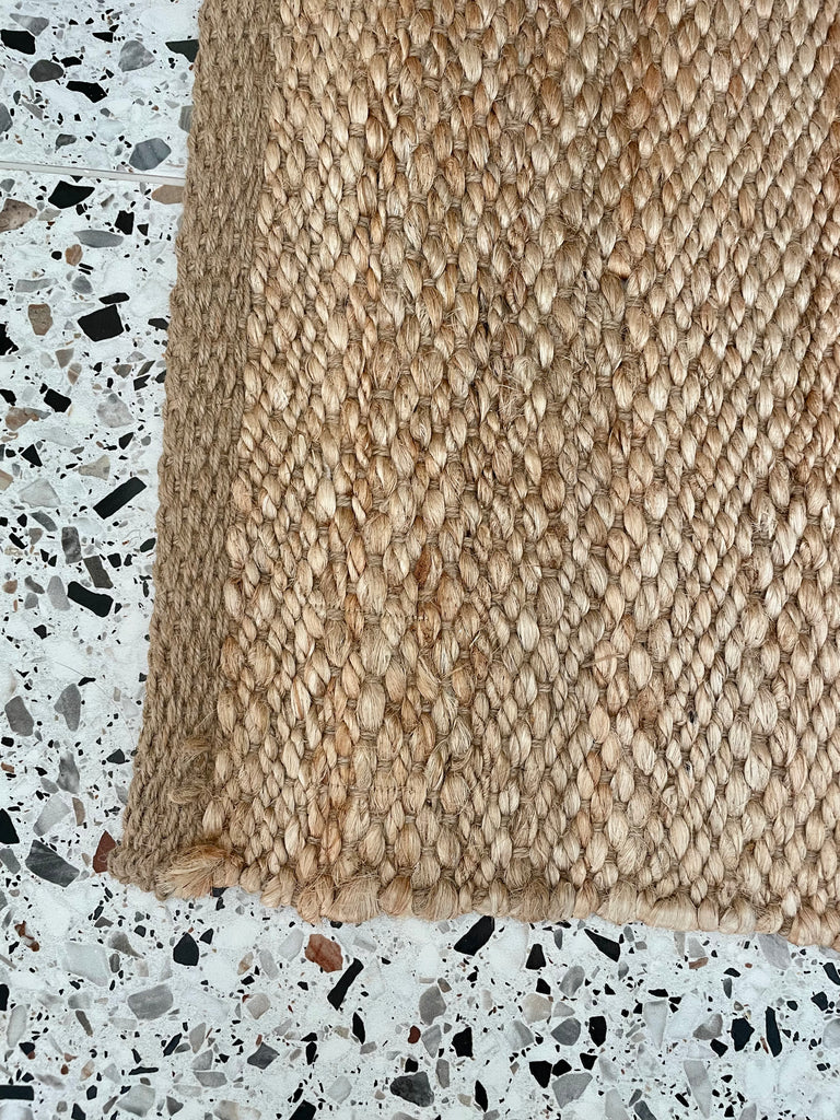 JUTE CARPET NATURAL, 80 x 120 CM