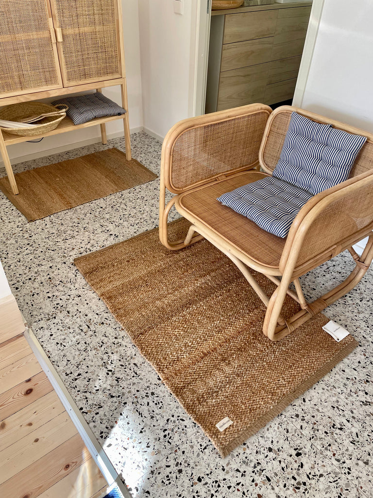 JUTE CARPET NATURAL, 80 x 120 CM