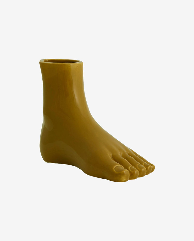 ARUBA foot, vase, olive