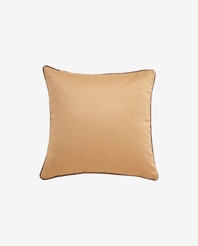 AIN cushion cover, 50 x 50 cm, light brown/brown