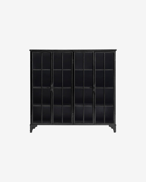 DOWNTOWN cabinet, 4 doors, black