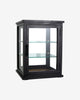 ARNO display cabinet, black wood