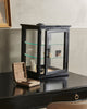 ARNO display cabinet, black wood