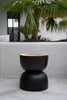 The Karbun Stool - Black Natural