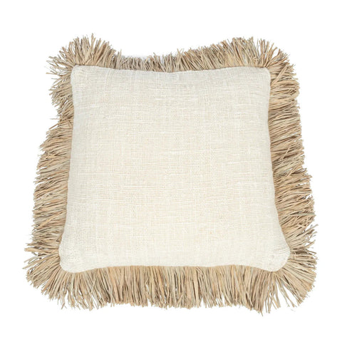 The Saint Tropez Cushion Cover - Natural White - 60x60