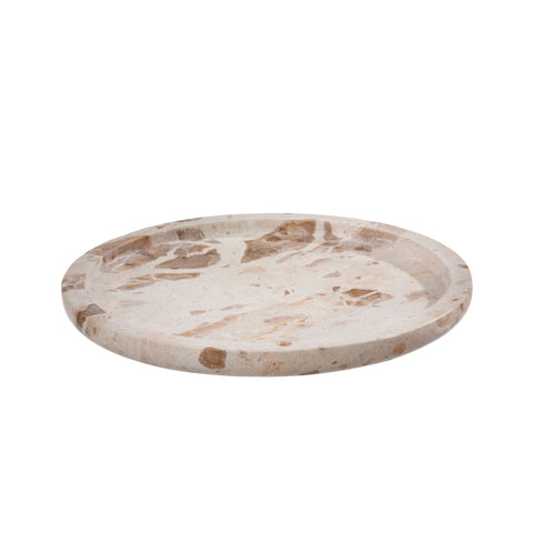 Emilie Marble tray - round - S