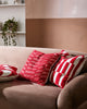 BEID cushion cover - ivory/red, 48 x 48 CM