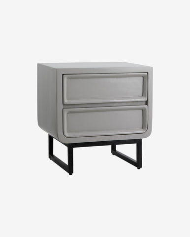 LEDRO night stand - grey