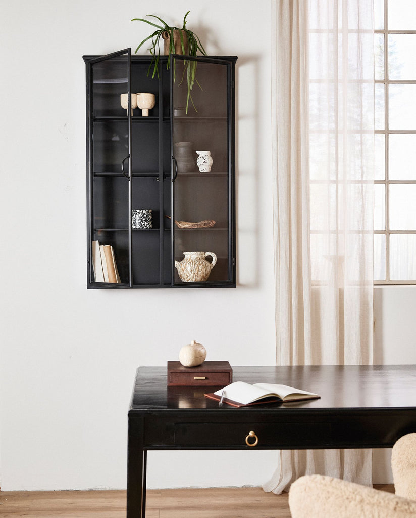 DOWNTOWN wall cabinet, black