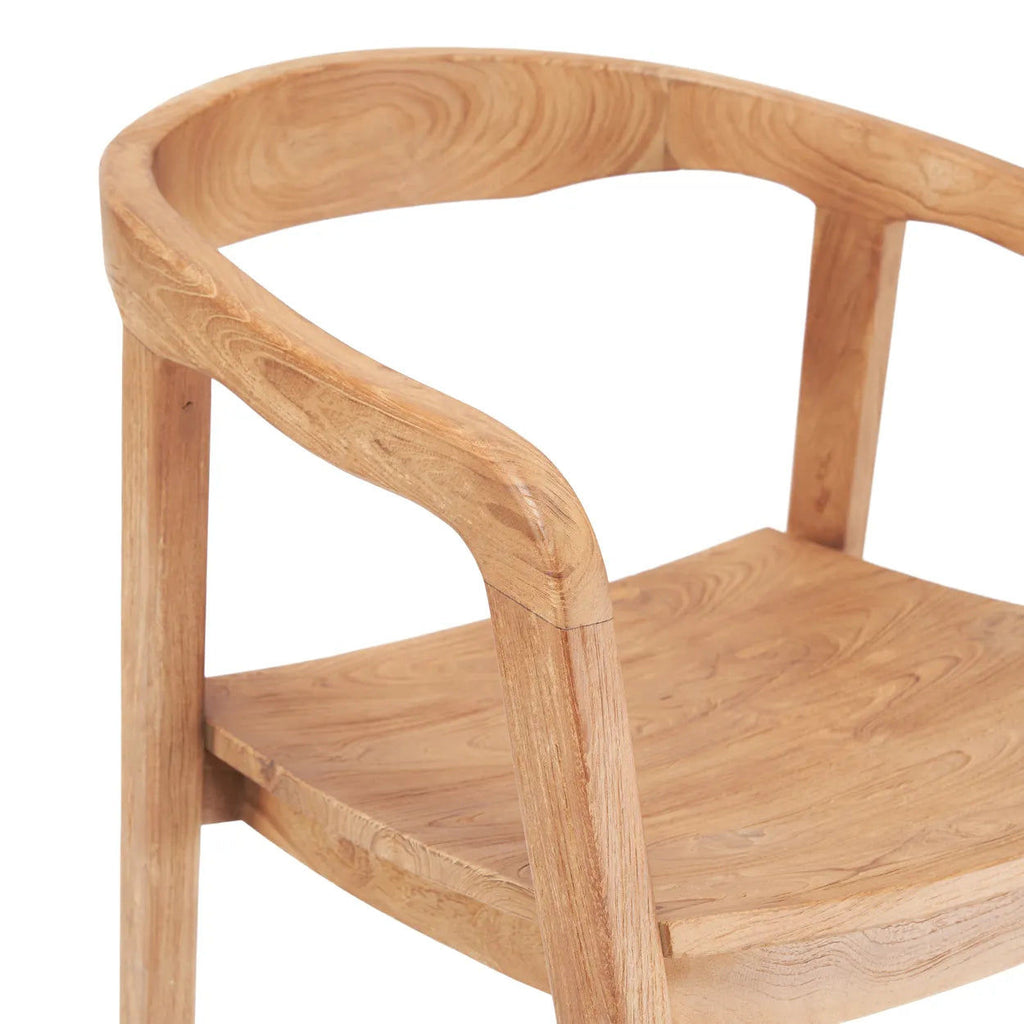 The Nihi Watu Dining Chair - Teak Wood, Indoor