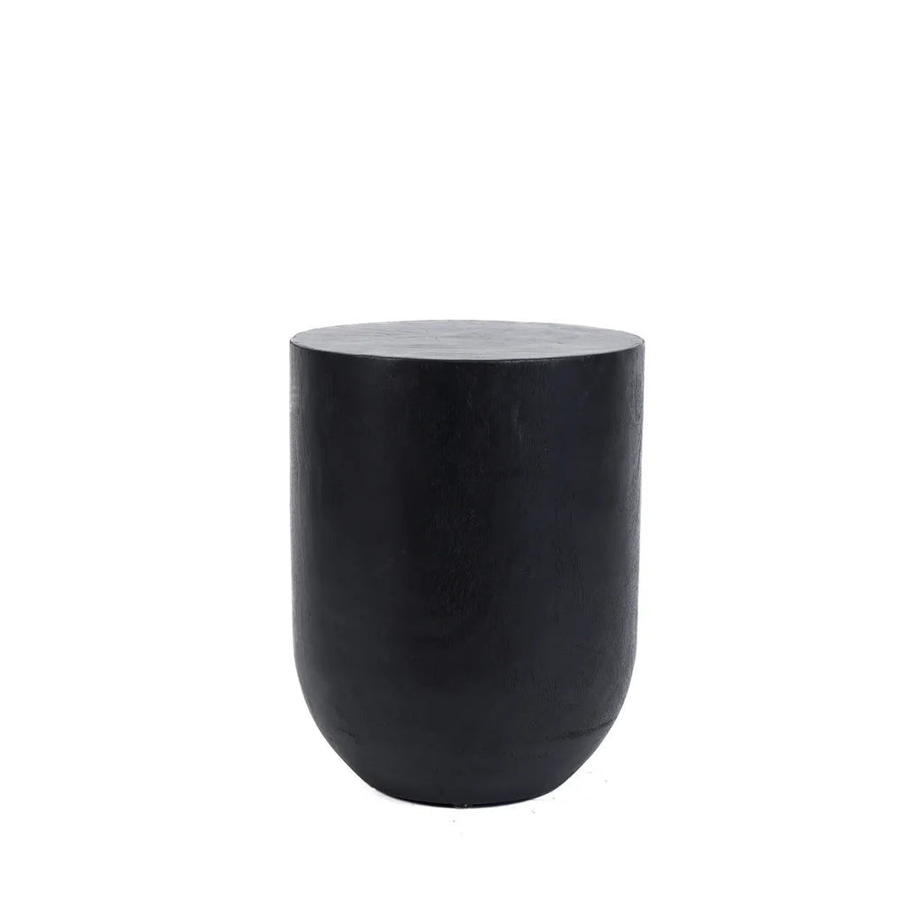 The Buntuk Stool - Black, D 35 CM