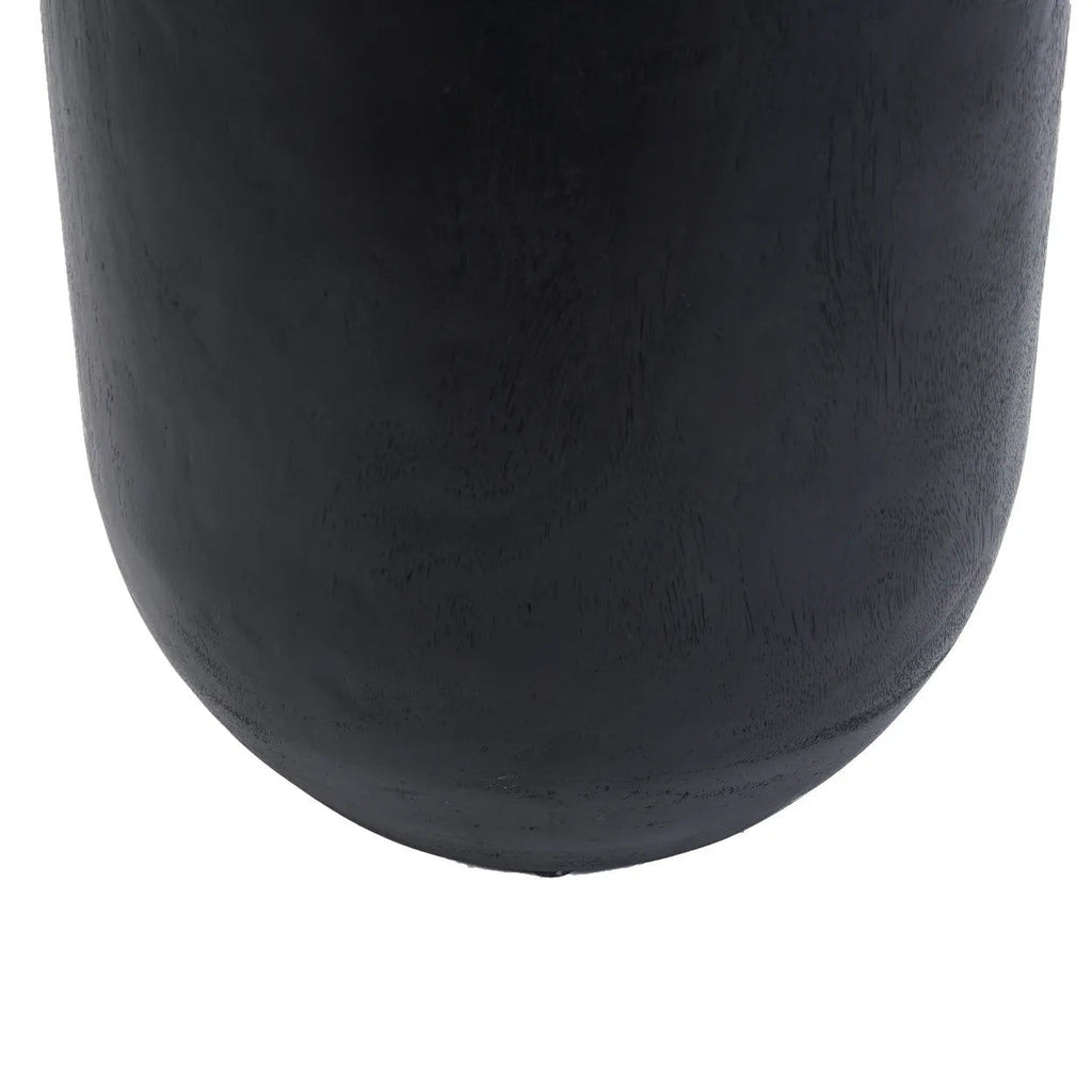 The Buntuk Stool - Black, D 35 CM