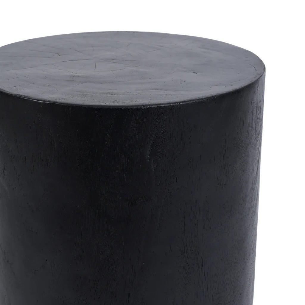 The Buntuk Stool - Black, D 35 CM