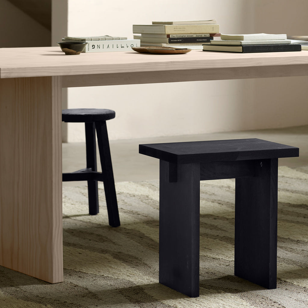 KORU STOOL JAPANDI | BLACK | H 47 CM