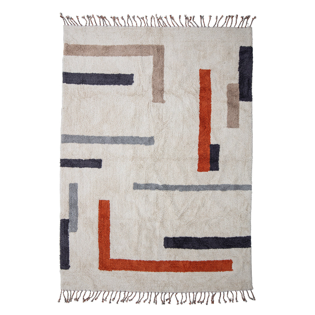 Rug Jue, Nature, Cotton, 140 x 200