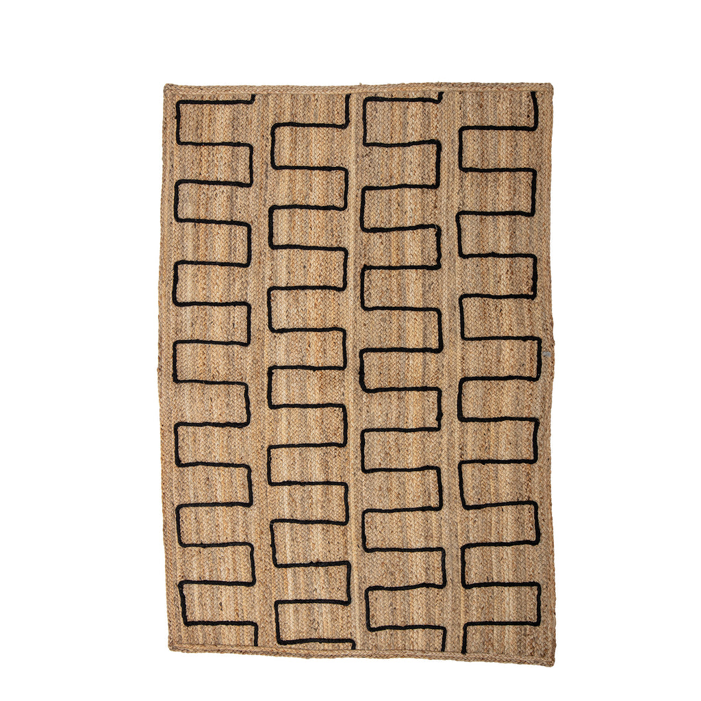 DELL Rug, Brown, Jute, 120 x 180